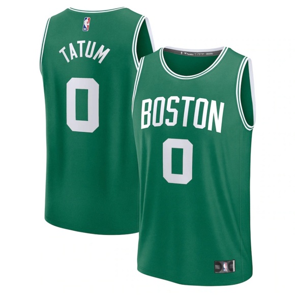 NBA Youth Jayson Tatum Boston Celtics Jersey in Kelly Green Large/7 - Picture 1 of 9